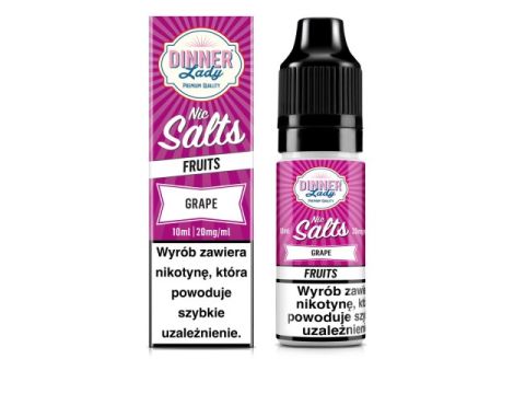 Liquid Dinner Lady Salt 20mg - Grape